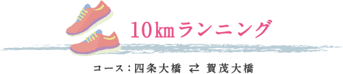 10kmランニング