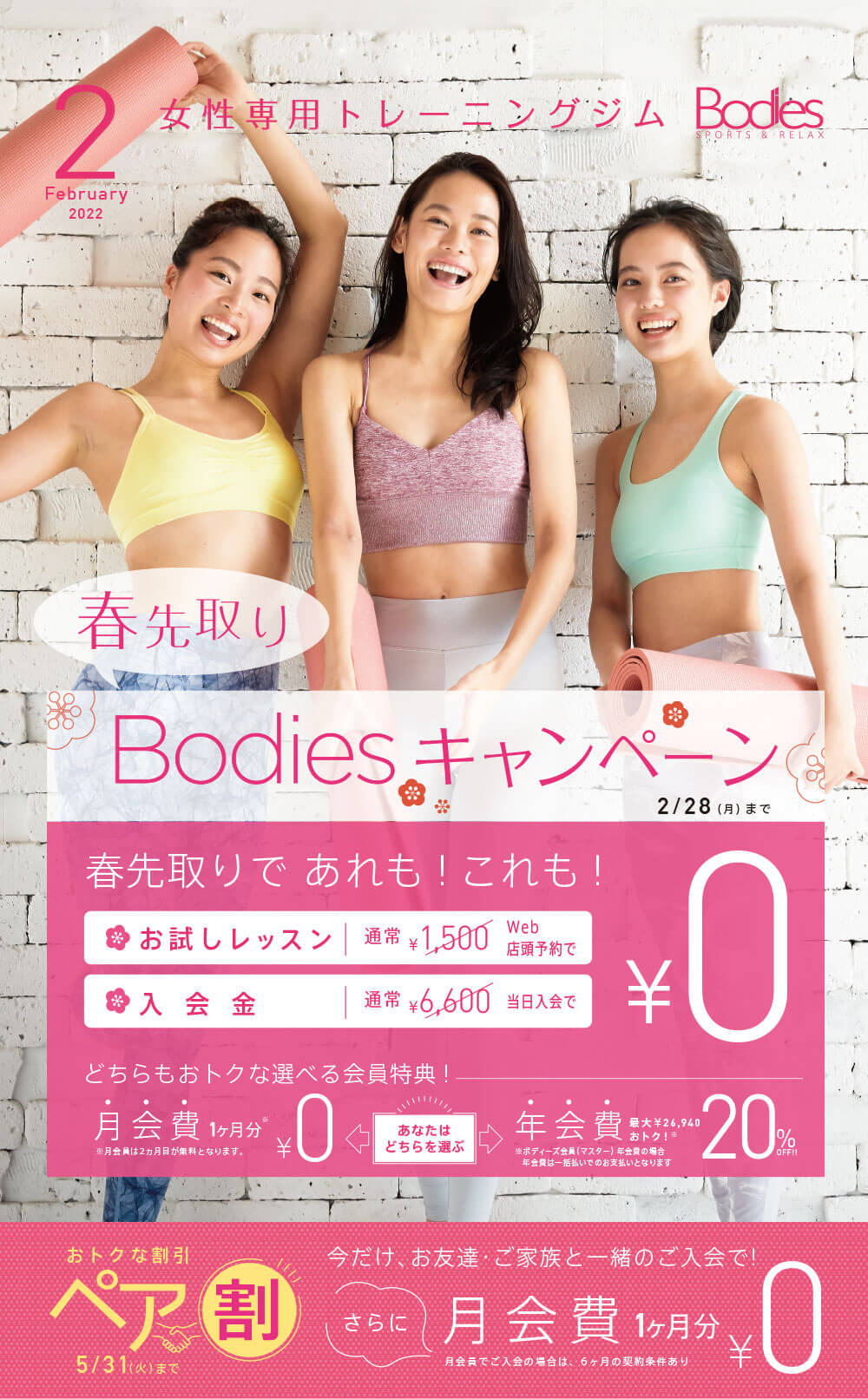 Bodies入会キャンペーン