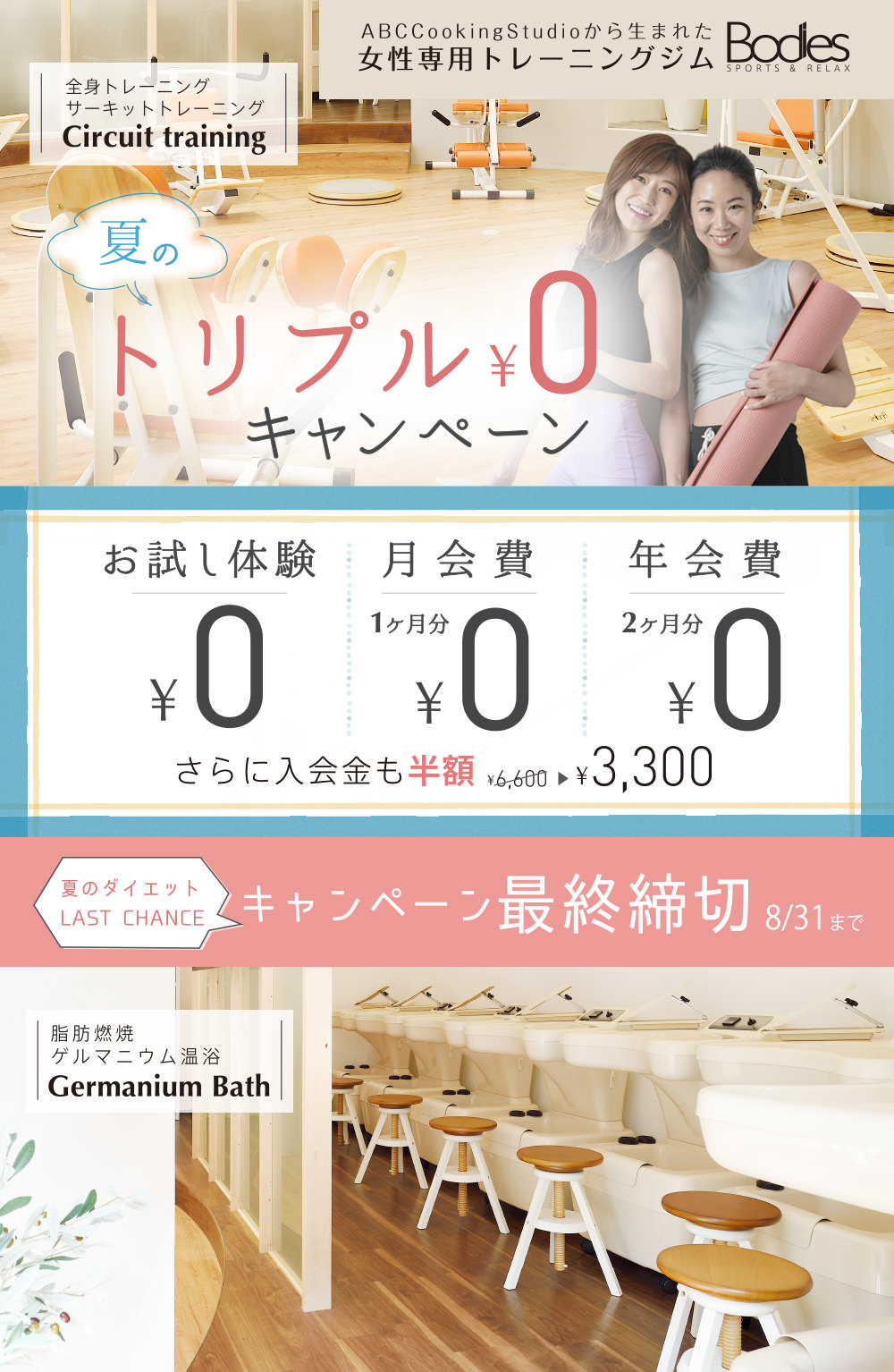 Bodies入会キャンペーン